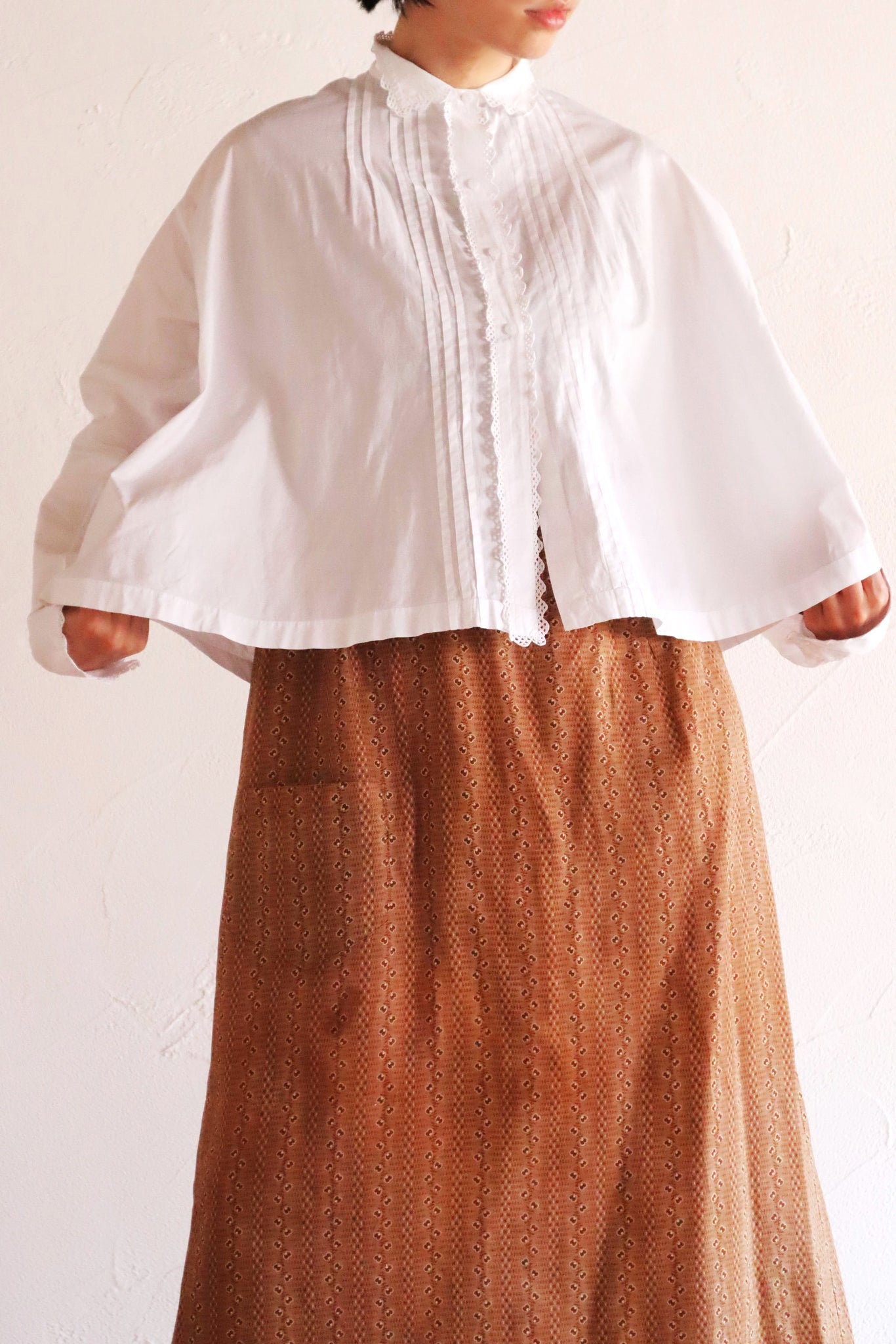 1910s French Back Tac Blouse