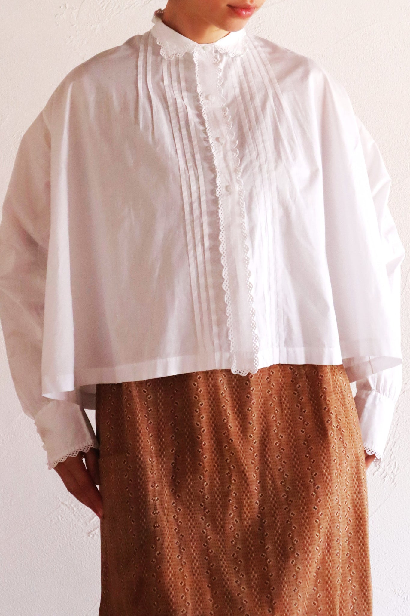 1910s French Back Tac Blouse