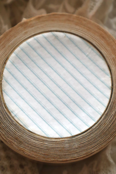 1930s–1940s French Deadstock Rayon Satin Ribbon Spool