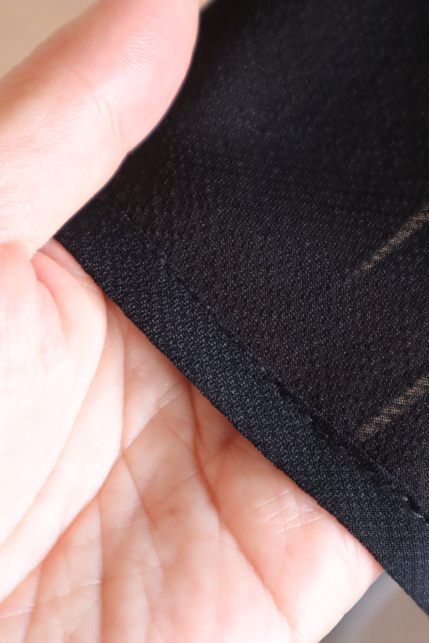 60s Black Rayon Slip Dress