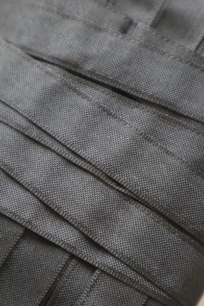 1940s–1950s French Deadstock Black Rayon Ribbon 100m