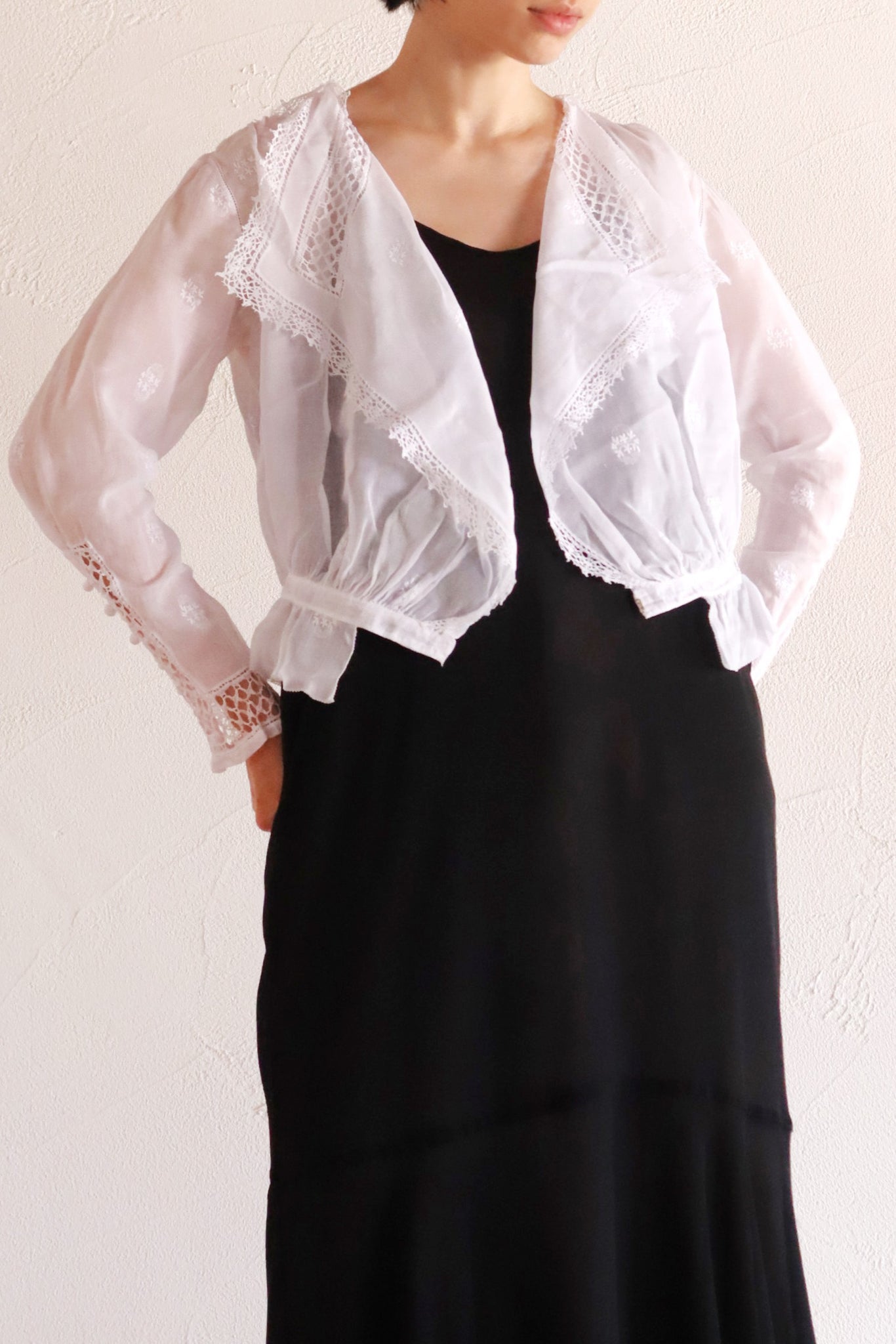 1910s Sailor Collar Sheer Blouse