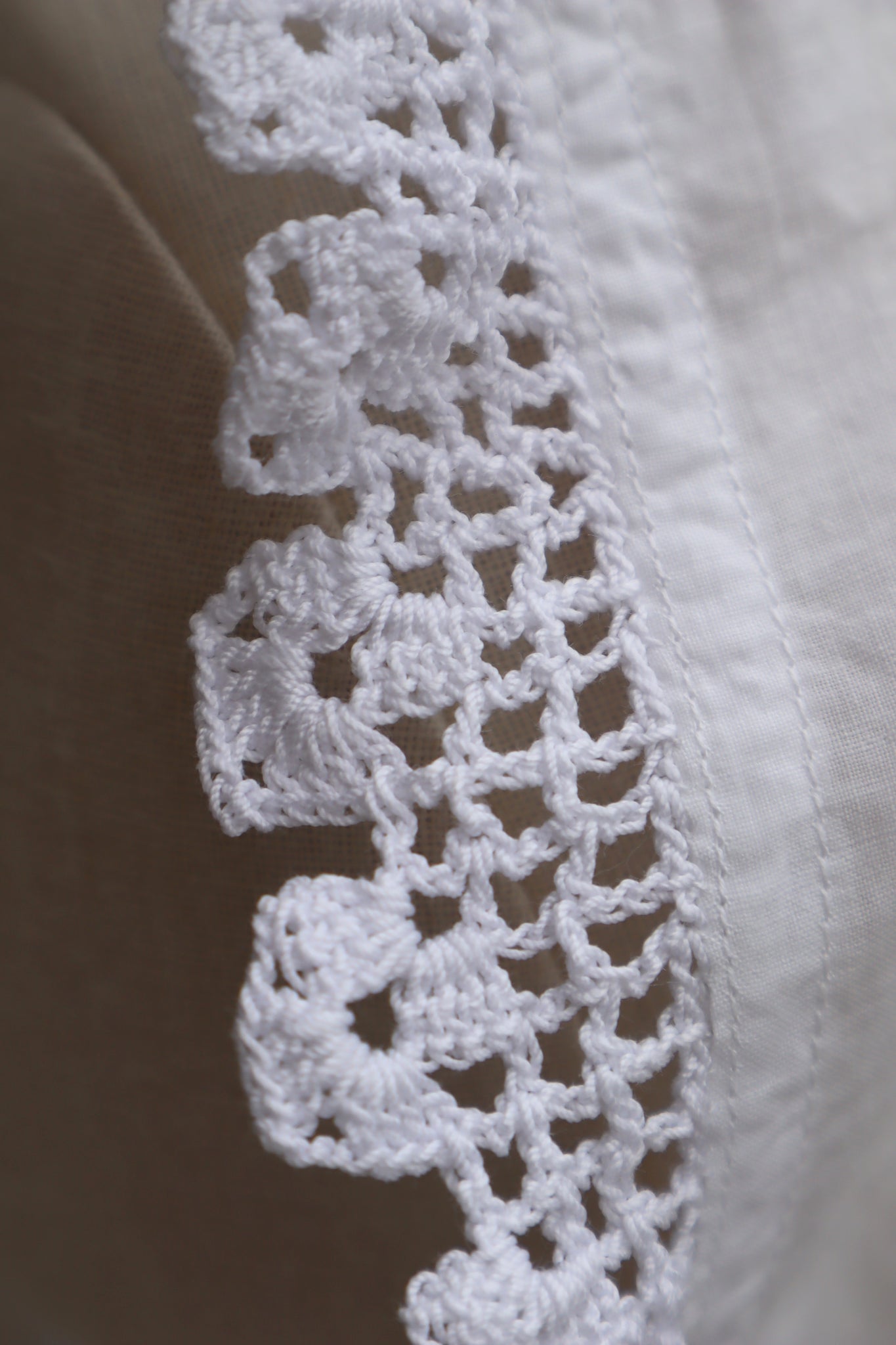 1910s Antique Crochet White Cotton Corset Cover