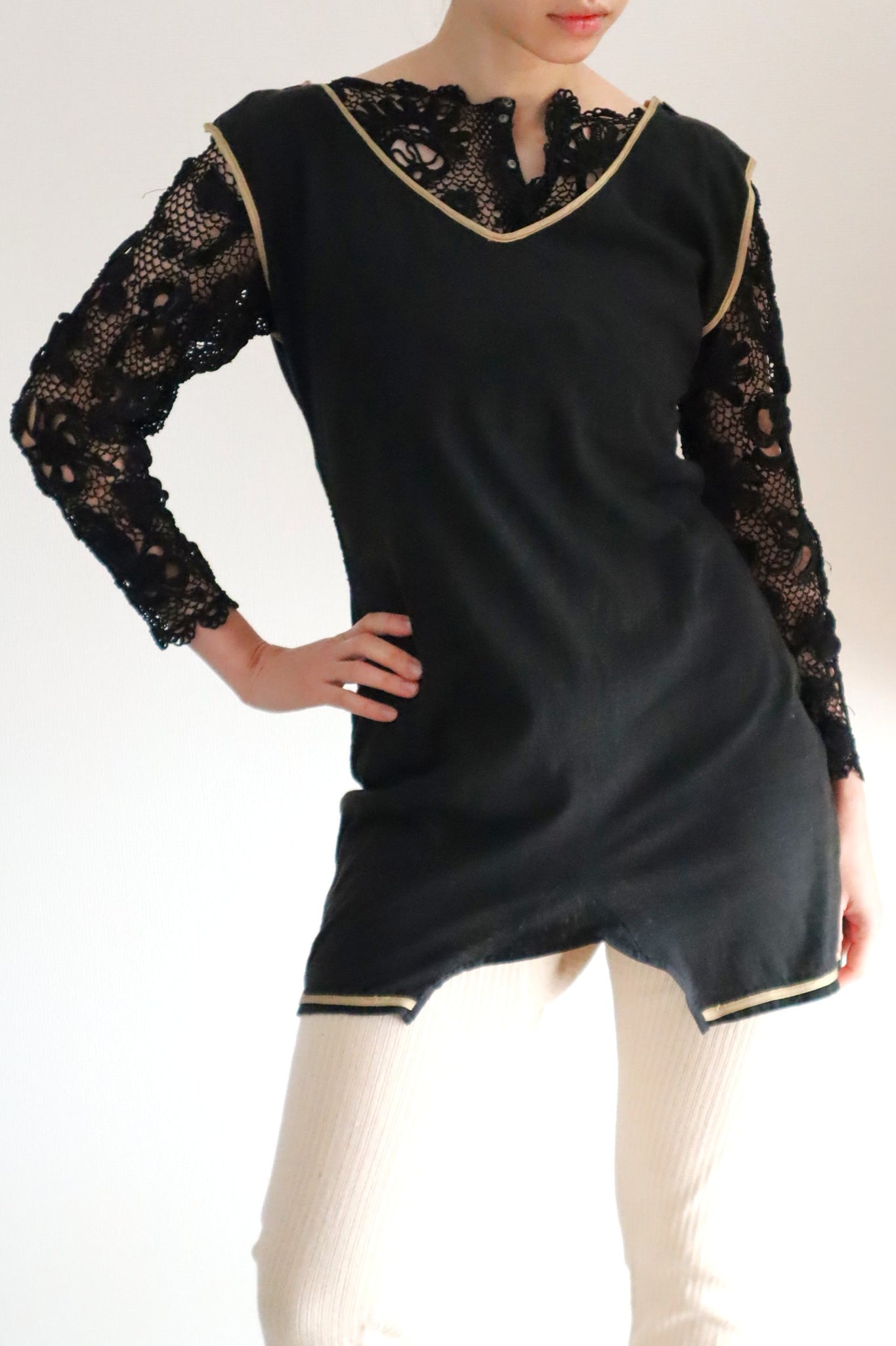 Early 20th Century French Swimsuit c.1915-1925