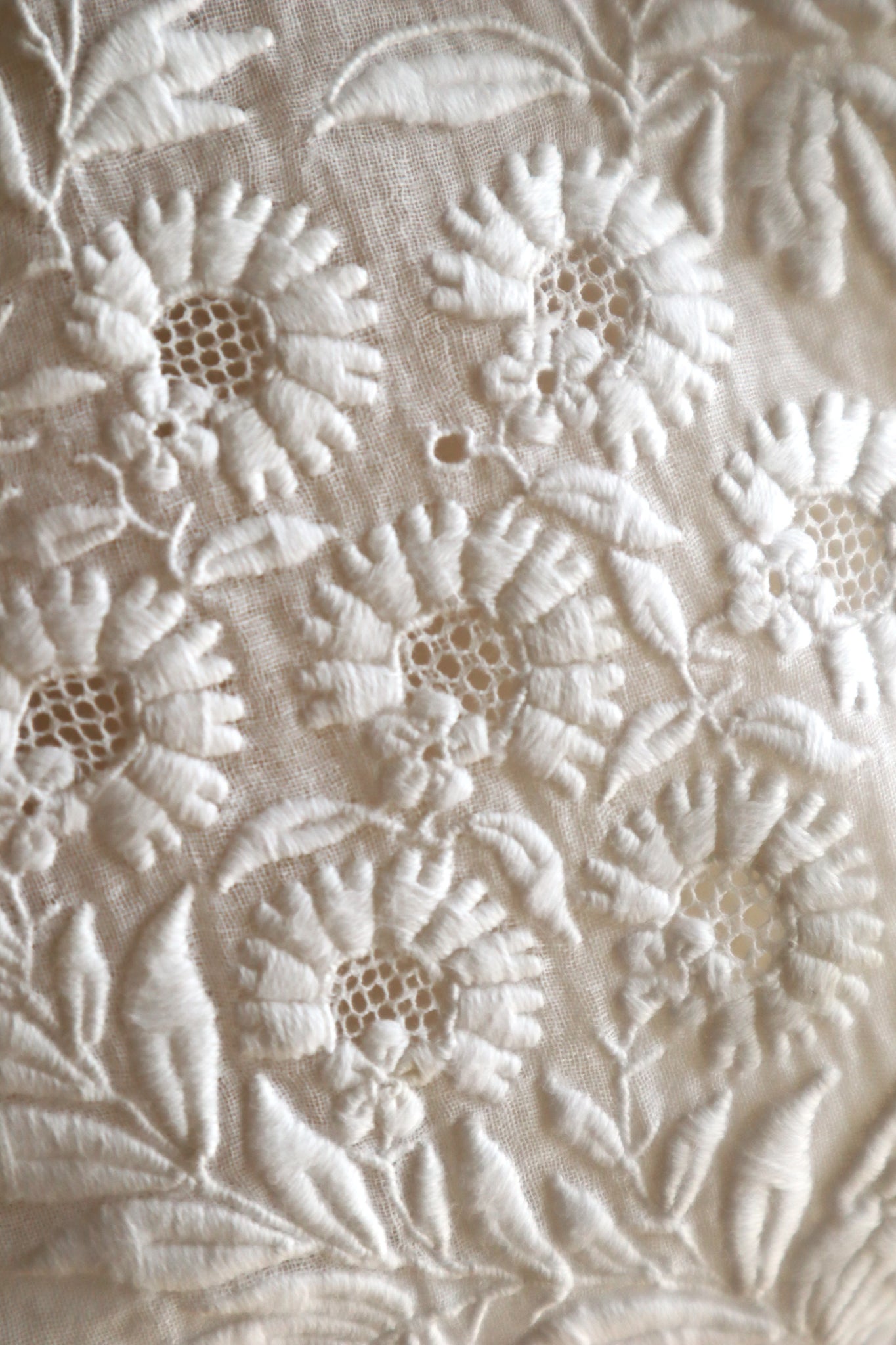 Handcrafted Corset Cover with Antique French Embroidered Floral