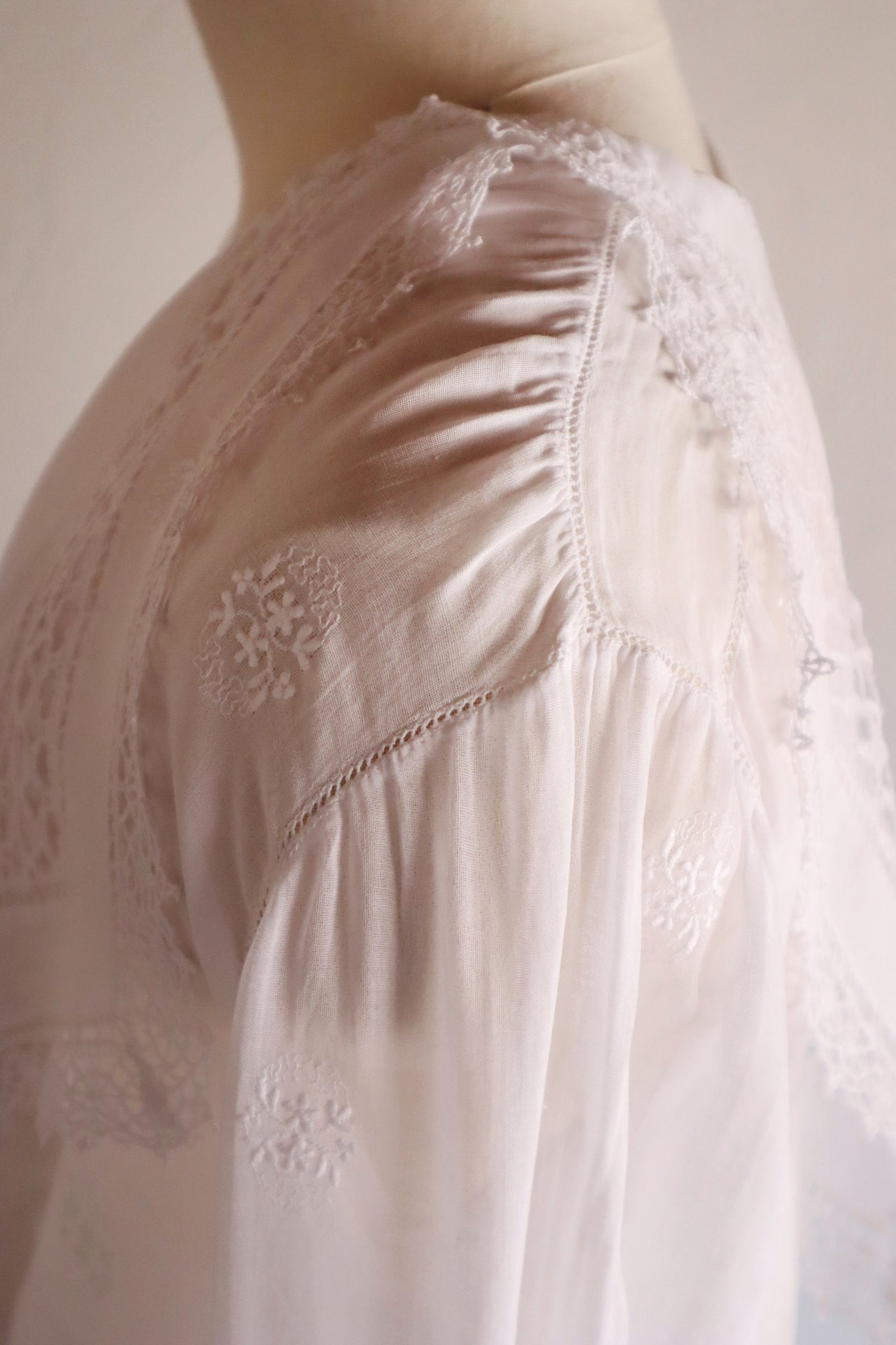 1910s Sailor Collar Sheer Blouse