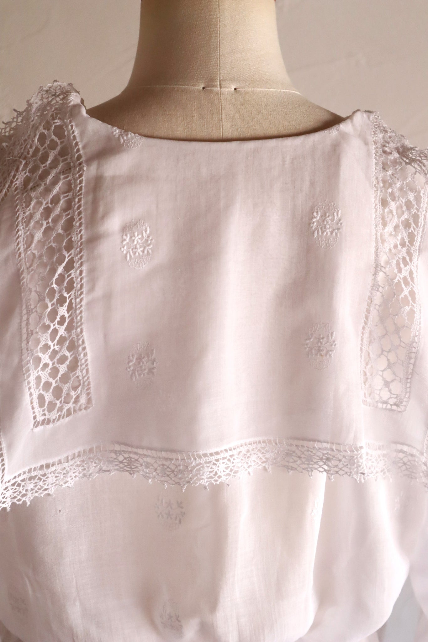 1910s Sailor Collar Sheer Blouse