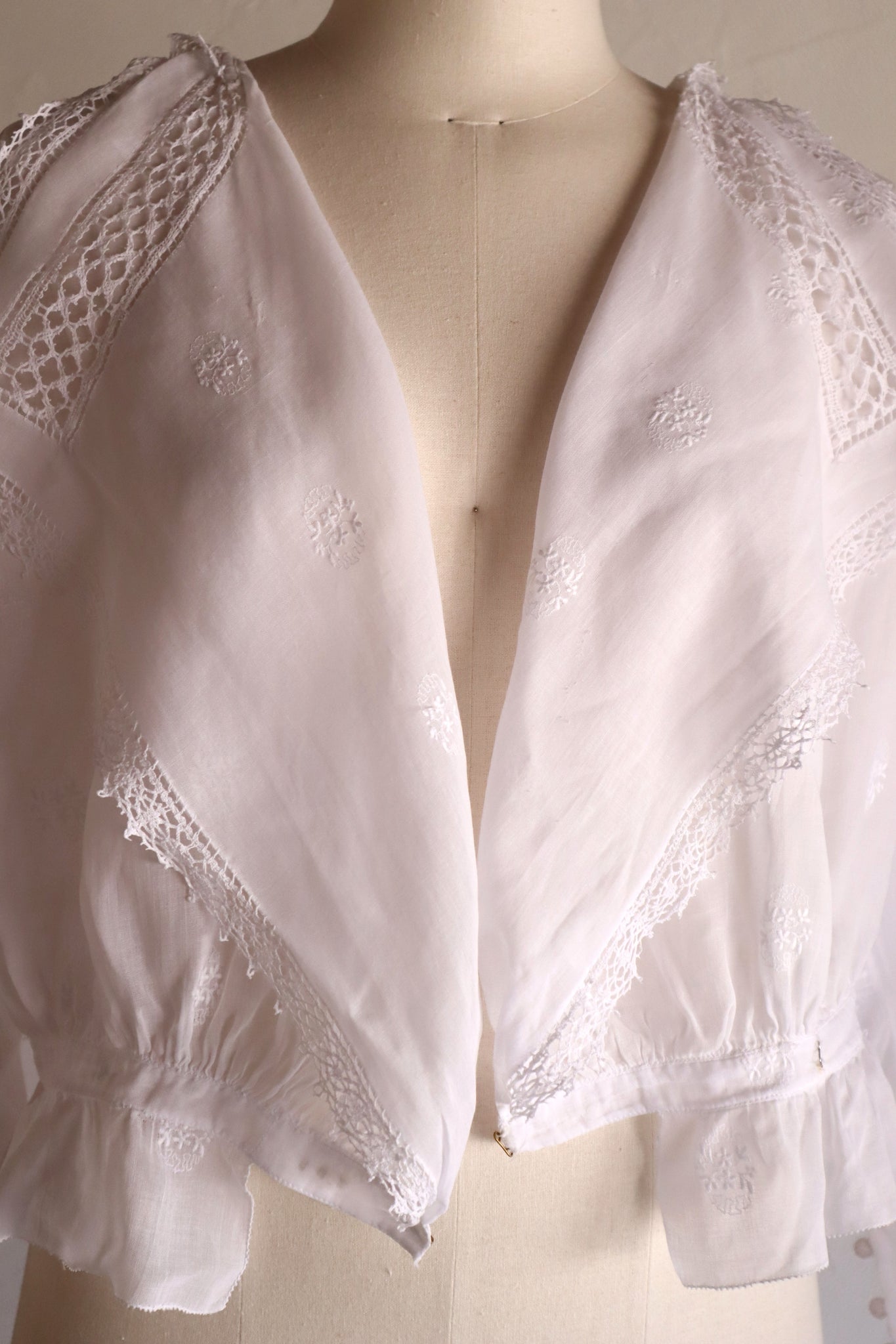 1910s Sailor Collar Sheer Blouse