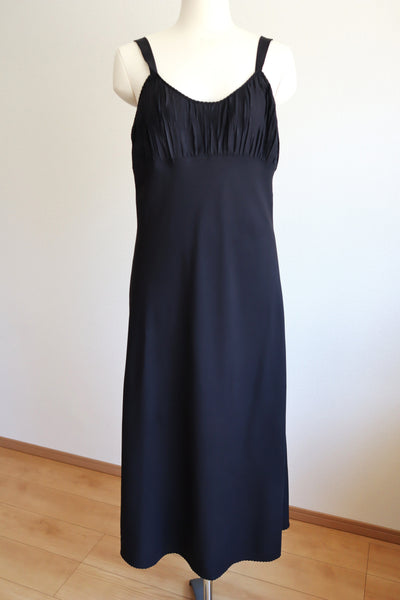1950s Black Slip Dress