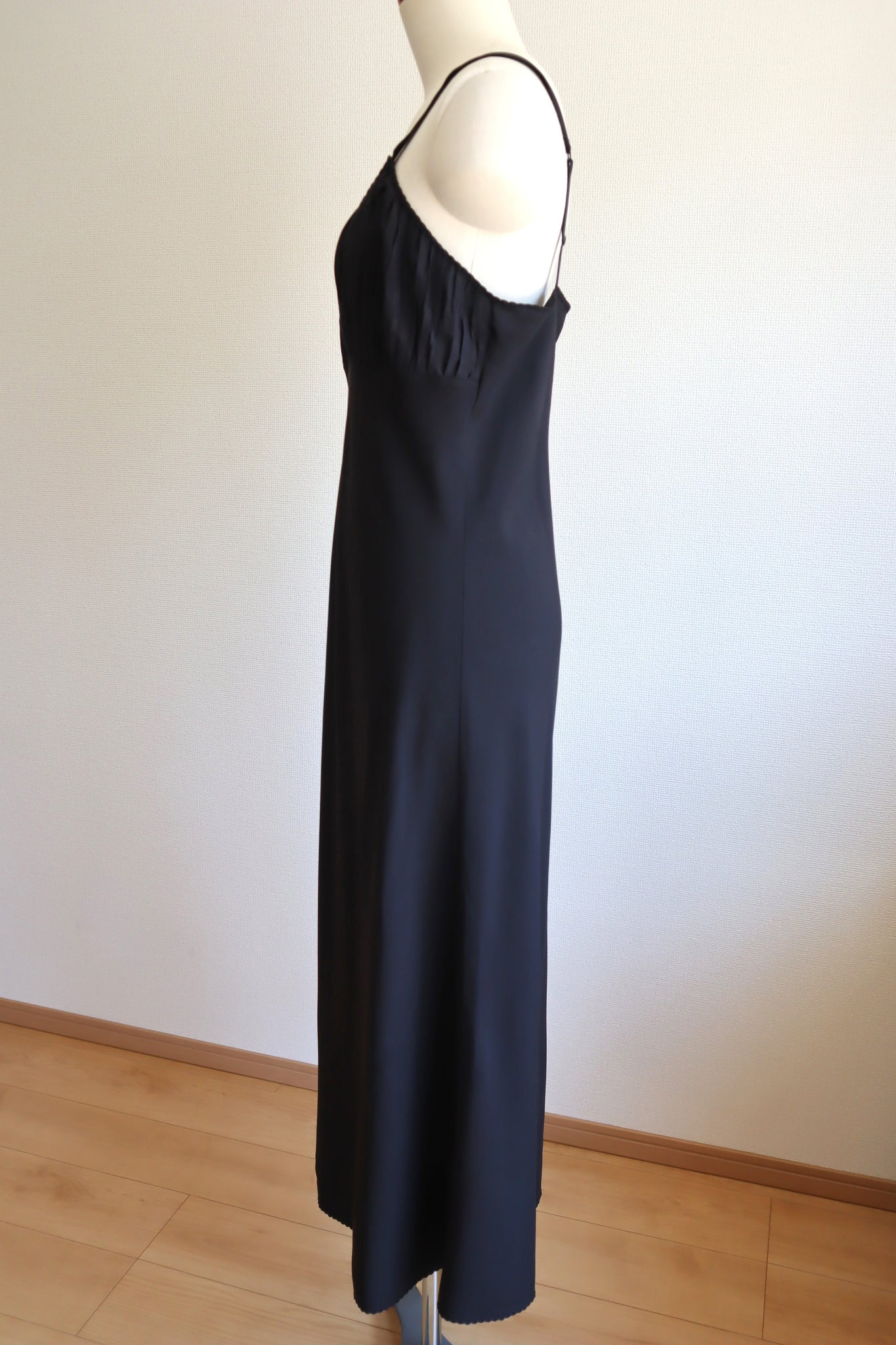 1950s Black Slip Dress