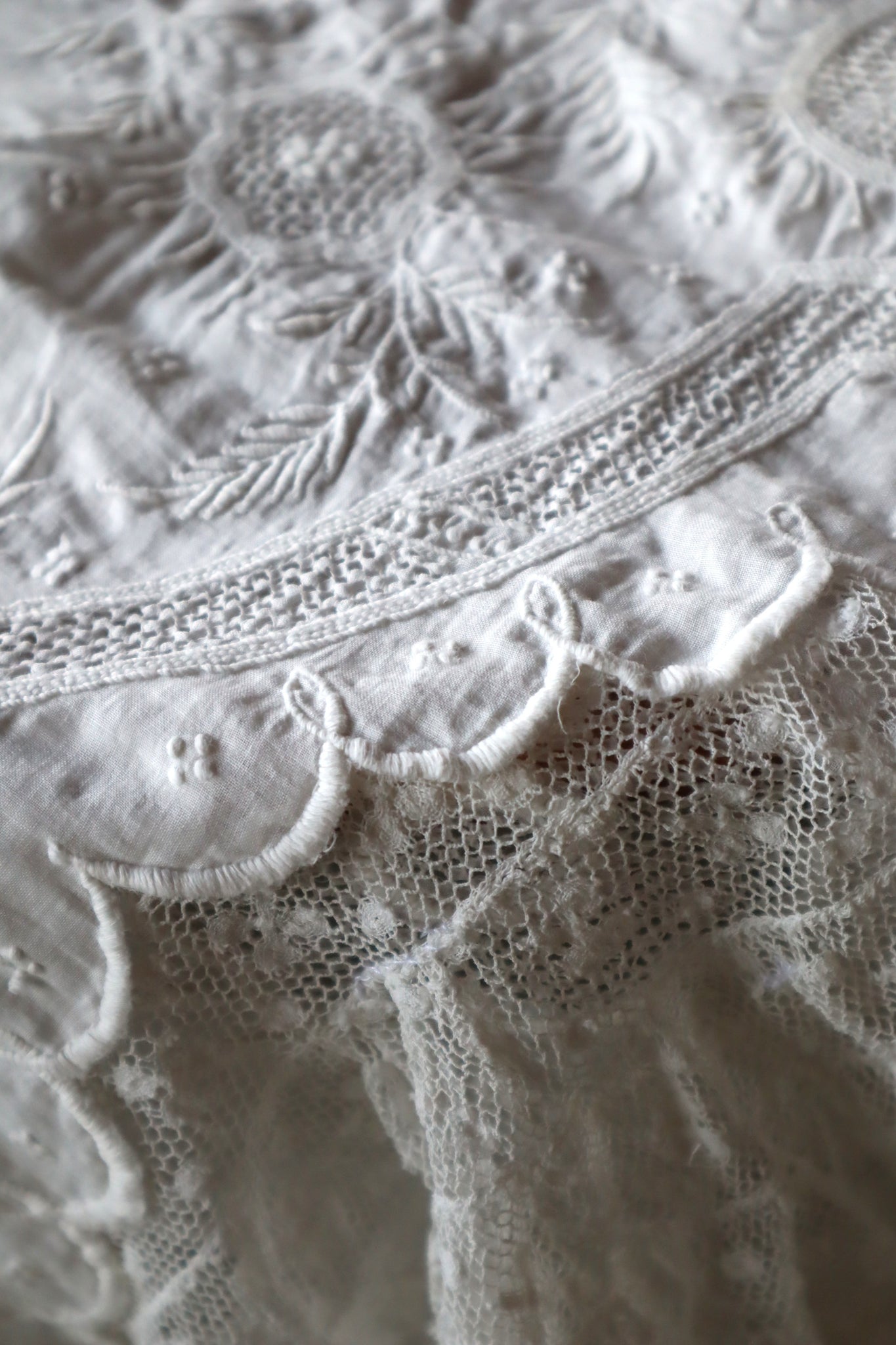 19th Hand Embroidery Skirt Cloth