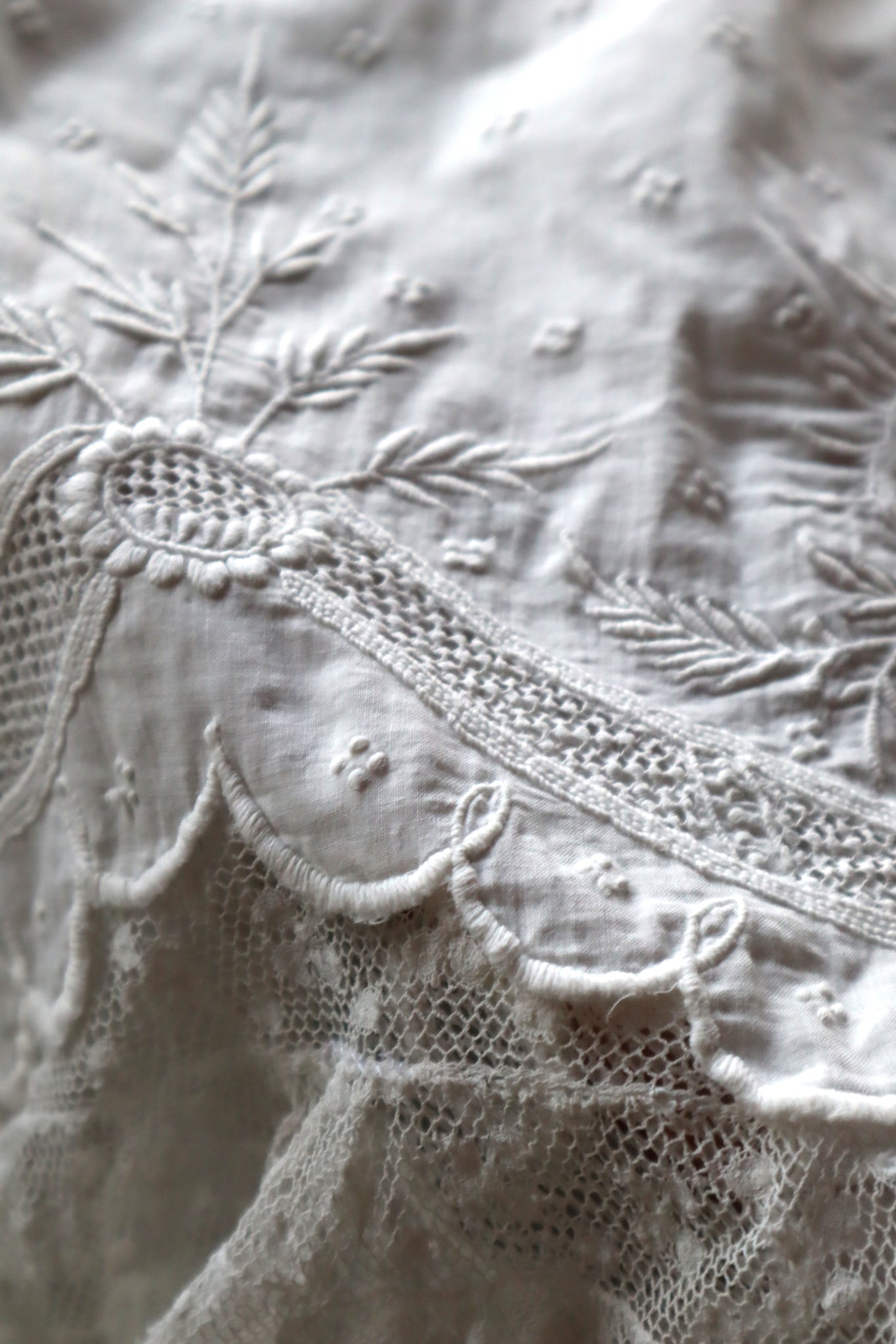 19th Hand Embroidery Skirt Cloth