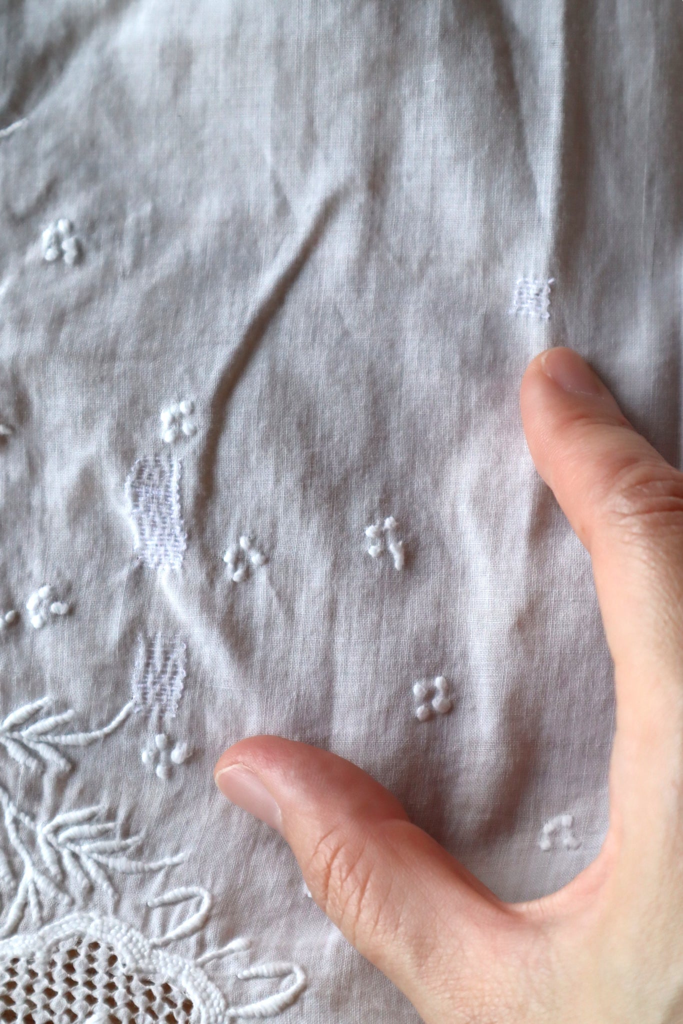 19th Hand Embroidery Skirt Cloth