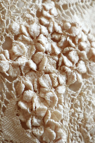 19th Century Silk Maltese Lace Collar