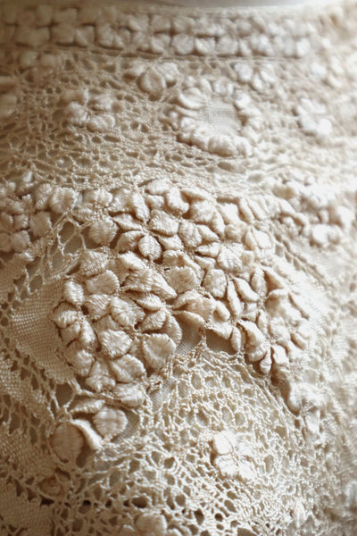 19th Century Silk Maltese Lace Collar