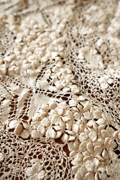 19th Century Silk Maltese Lace Collar