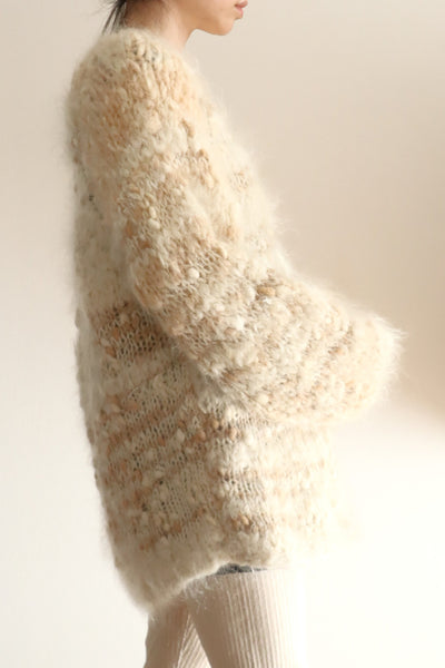 80s Chunky Mohair Knit Sweater