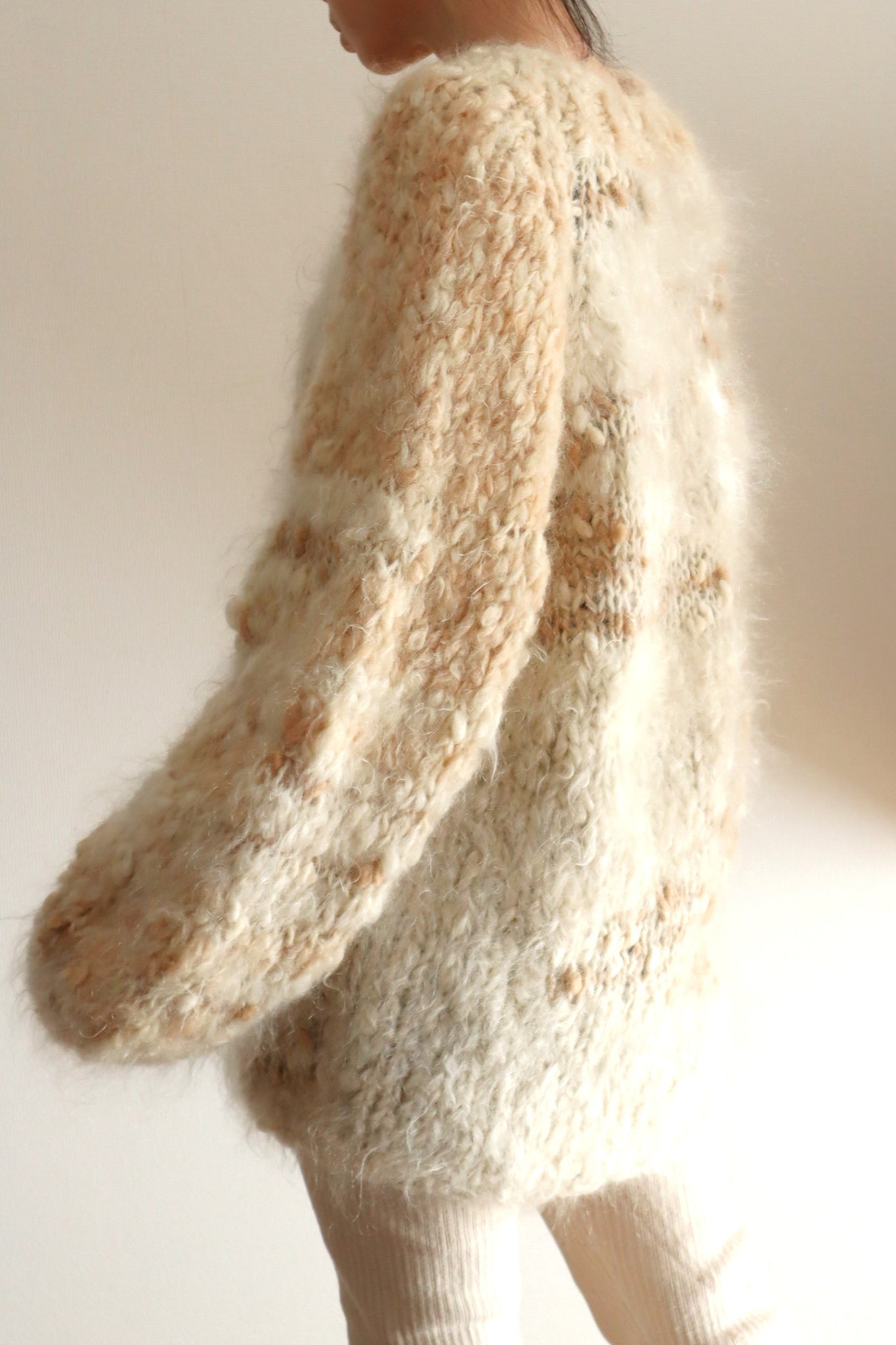 80s Chunky Mohair Knit Sweater