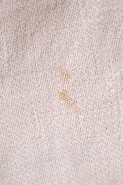 1900s French Metis Redwork Embroidered Large Cloth
