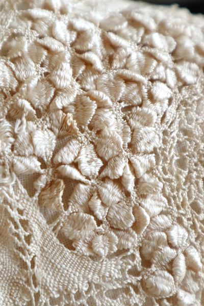 19th Century Silk Maltese Lace Collar