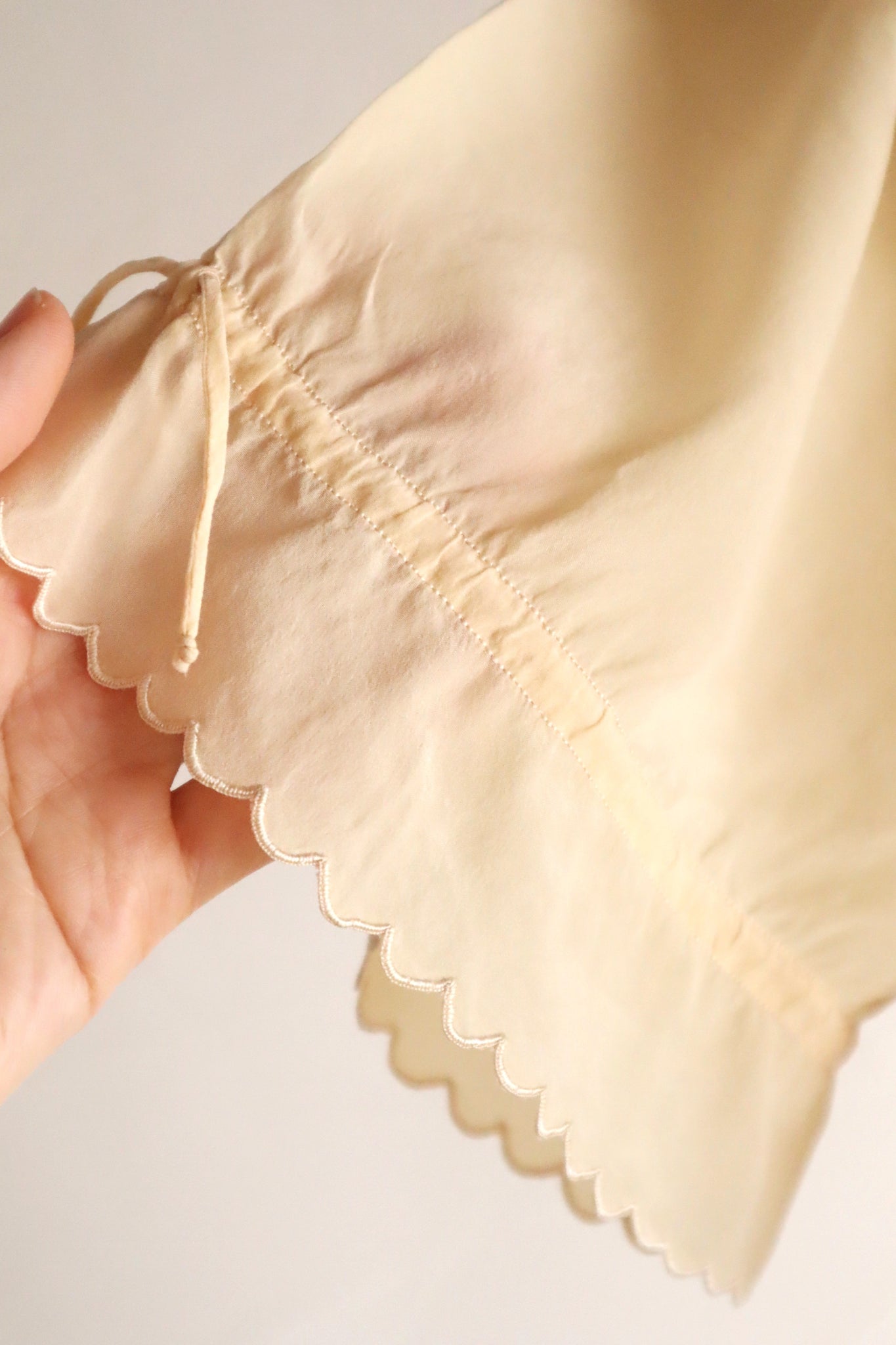1930s Cream Silk Dress