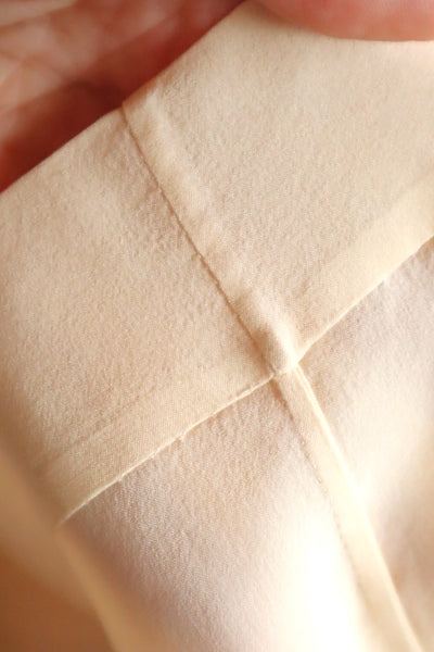 1930s Cream Silk Dress