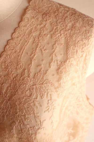 1930s Rose Spray Lace Vest