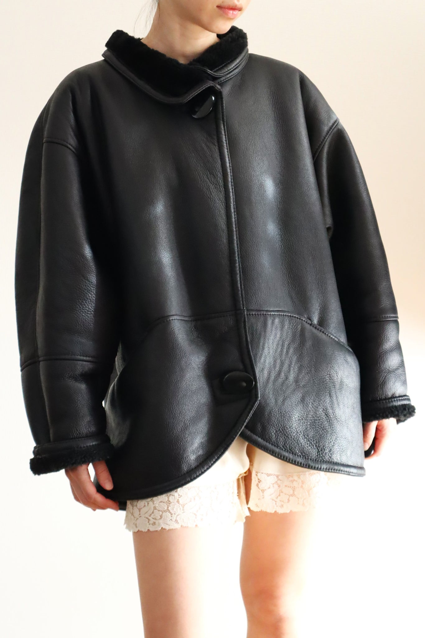 80s European Shearling Jacket