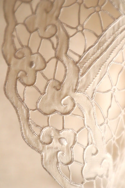 60s Embroidery Cutwork Lace Jacket