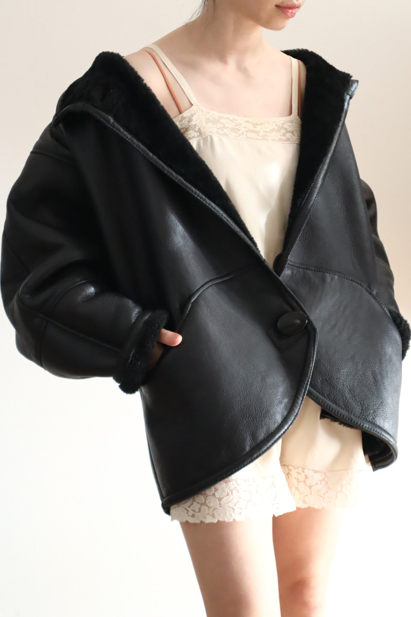 80s European Shearling Jacket