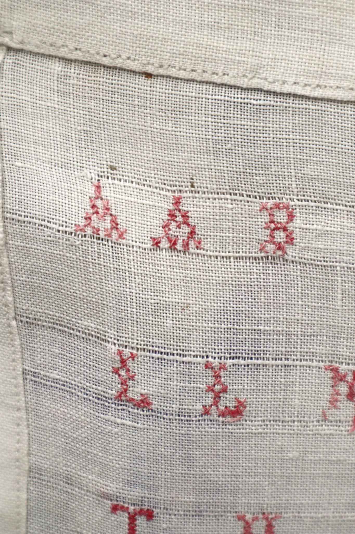 French Cross Stitch Sampler Dated 1882