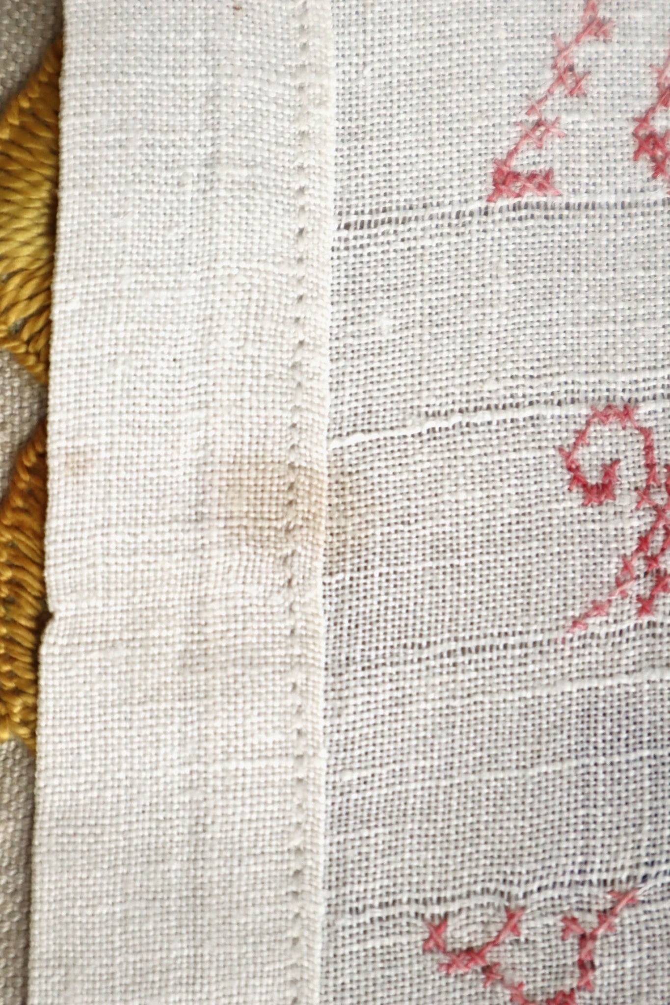 French Cross Stitch Sampler Dated 1882