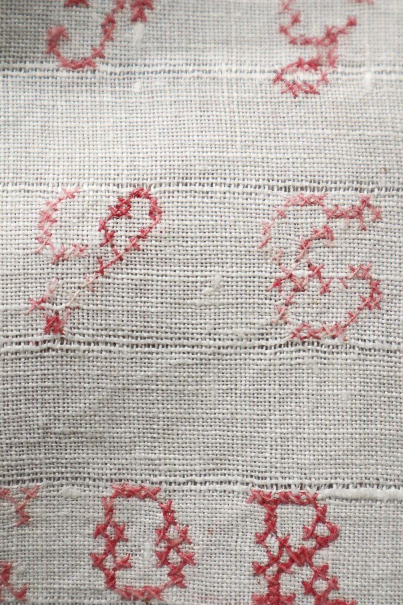 French Cross Stitch Sampler Dated 1882