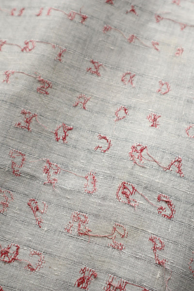 French Cross Stitch Sampler Dated 1882