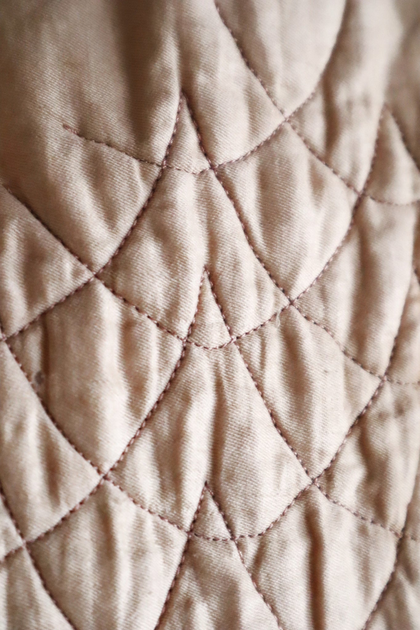 1870s–1880s Victorian Quilted Cotton Petticoat