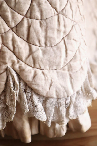 1870s–1880s Victorian Quilted Cotton Petticoat