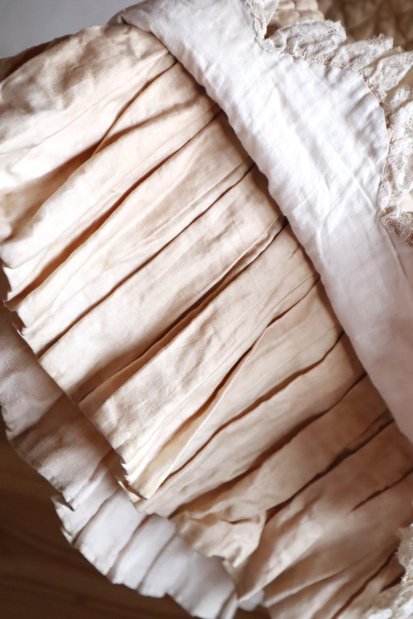 1870s–1880s Victorian Quilted Cotton Petticoat