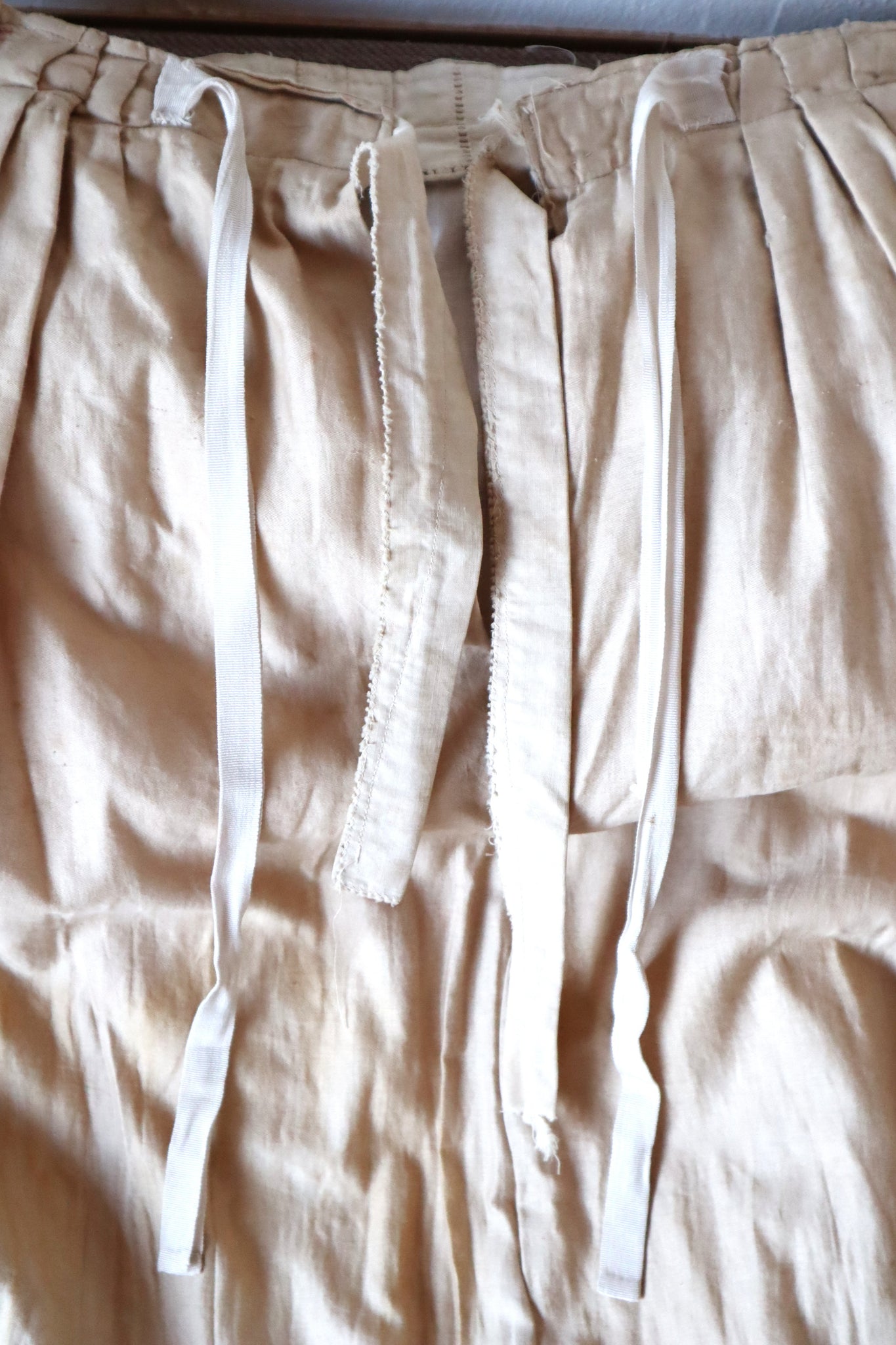 1870s–1880s Victorian Quilted Cotton Petticoat