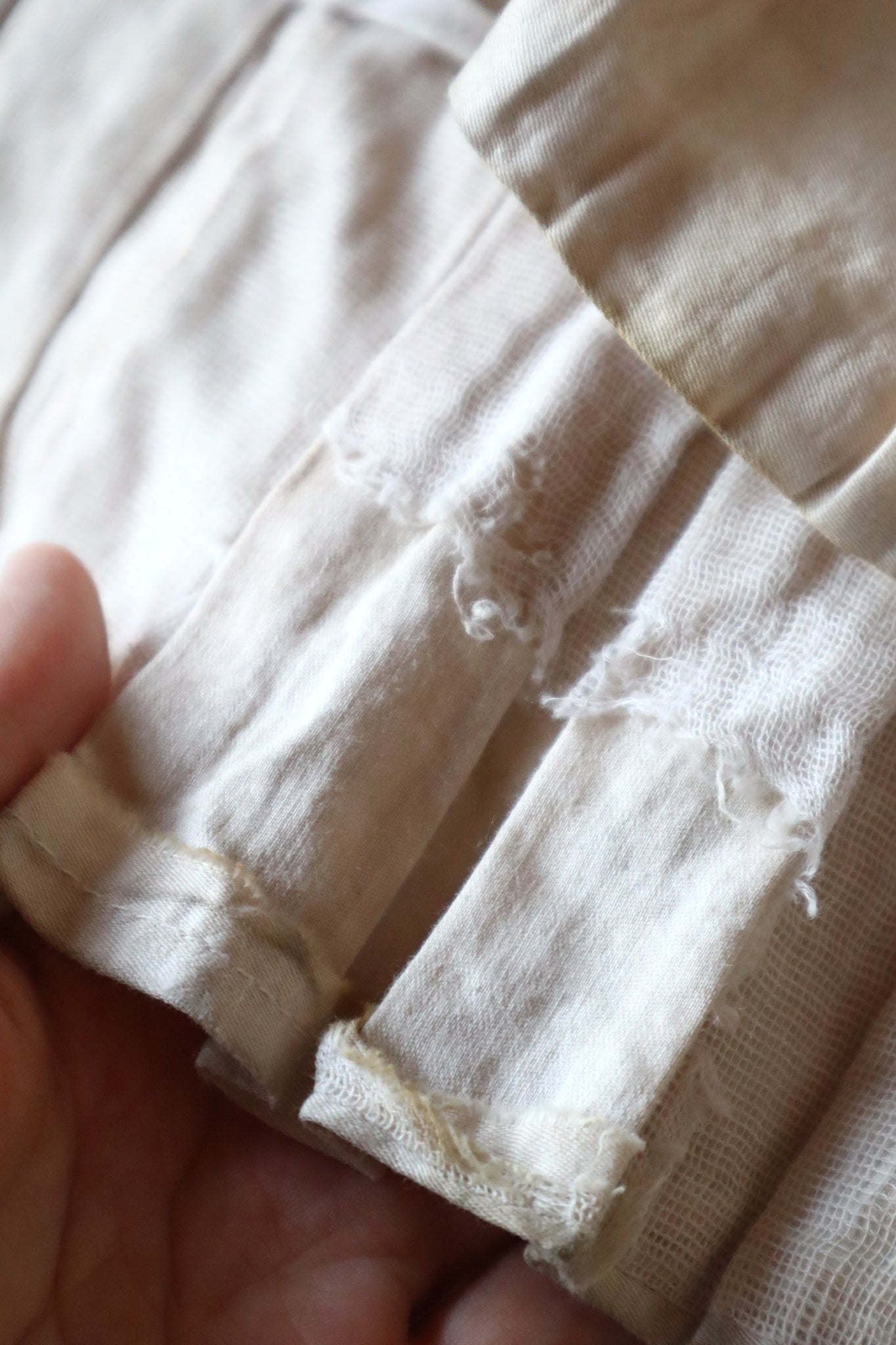 1870s–1880s Victorian Quilted Cotton Petticoat