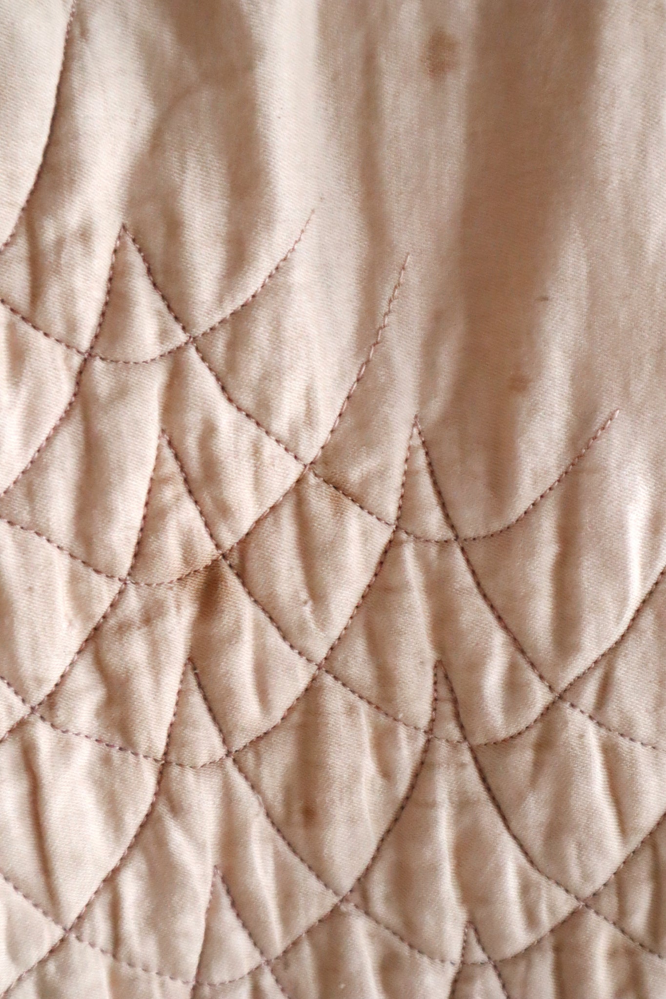 1870s–1880s Victorian Quilted Cotton Petticoat