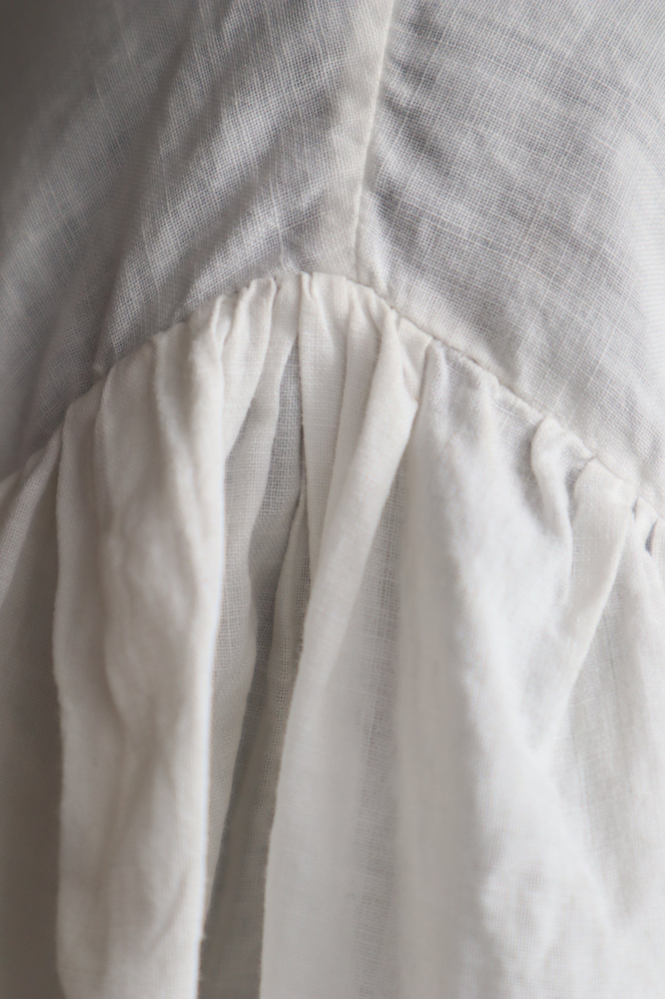 1910s Antique Luxury Lace Insert Cotton Bed Jacket