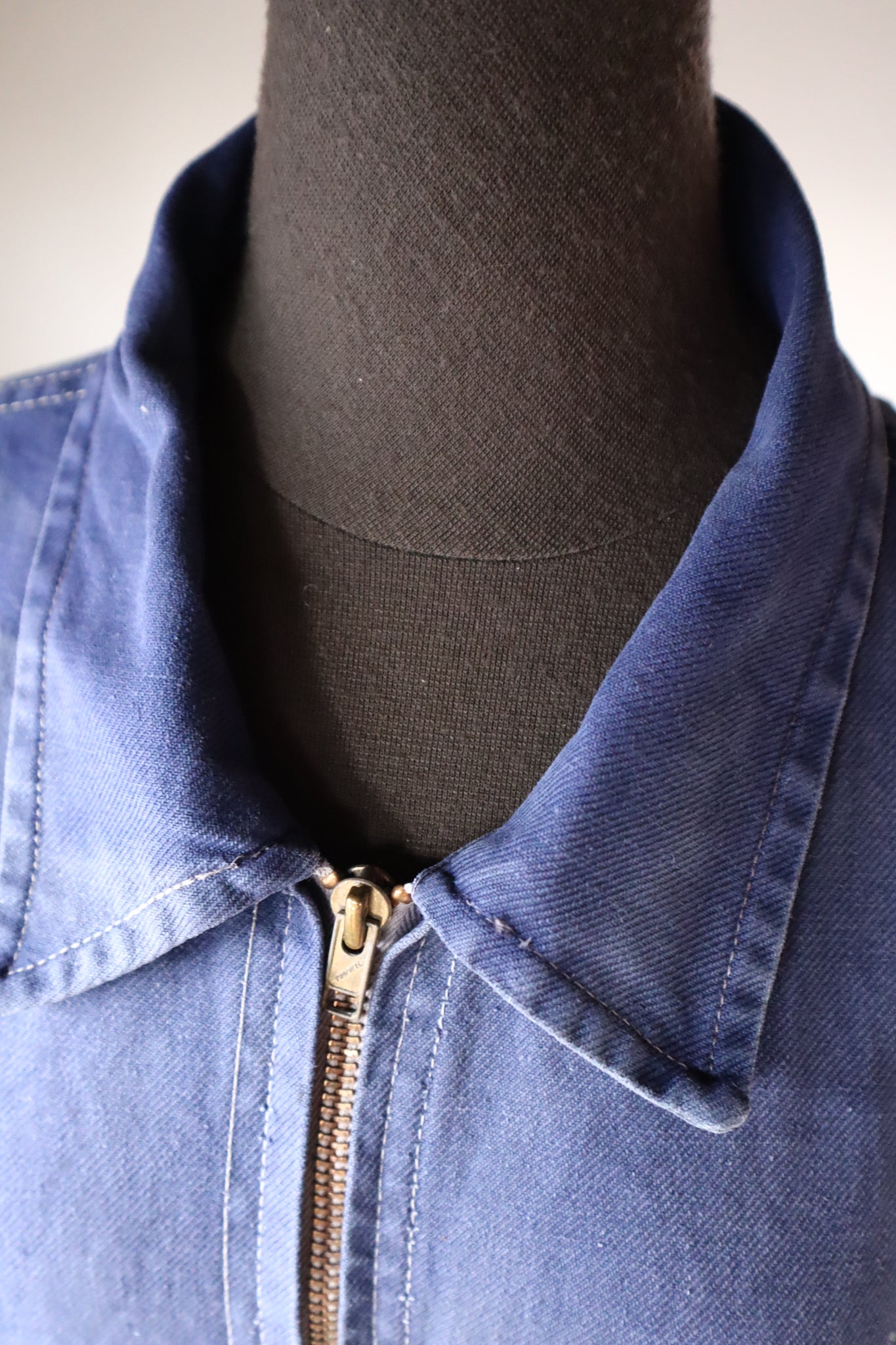 1940s French Indigo Work Coverall
