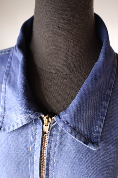 1940s French Indigo Work Coverall