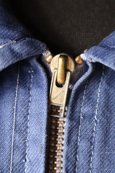 1940s French Indigo Work Coverall
