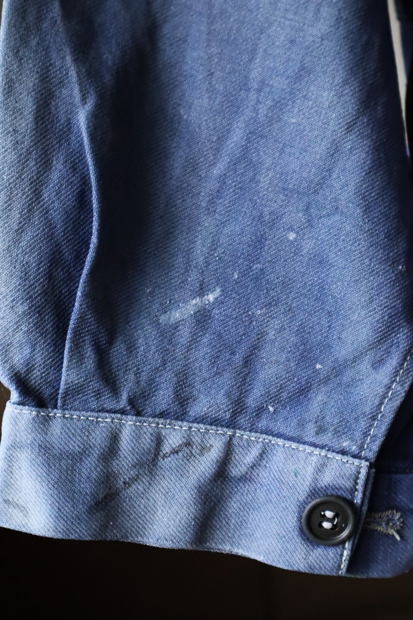 1940s French Indigo Work Coverall