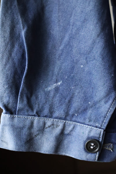 1940s French Indigo Work Coverall