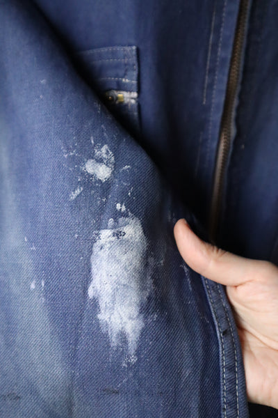 1940s French Indigo Work Coverall