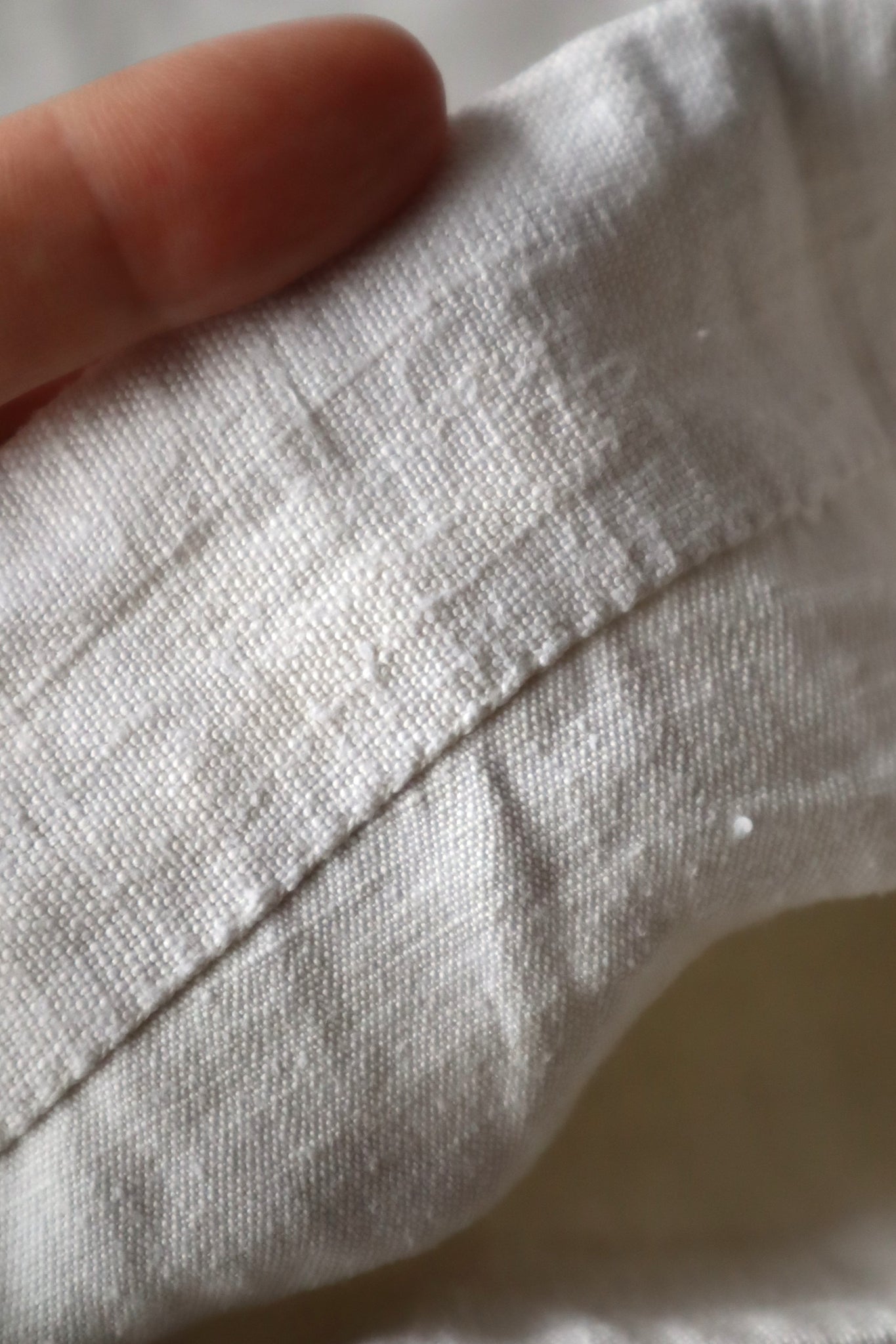 1920s French White Work Trousers - Paris Back Cinch