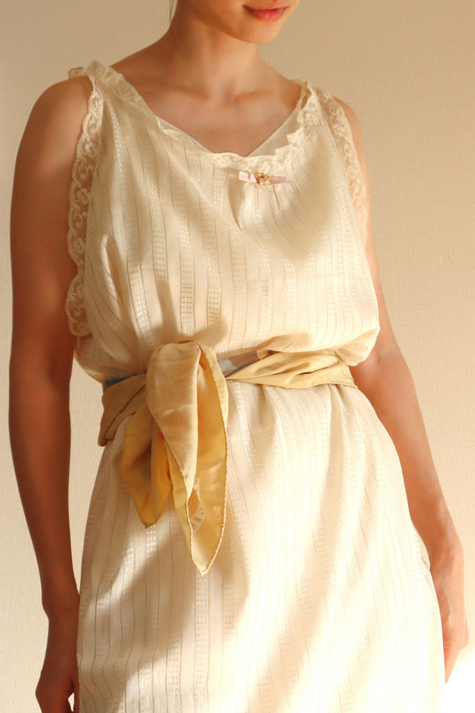 1940s Silk Cotton Slip Dress – makky