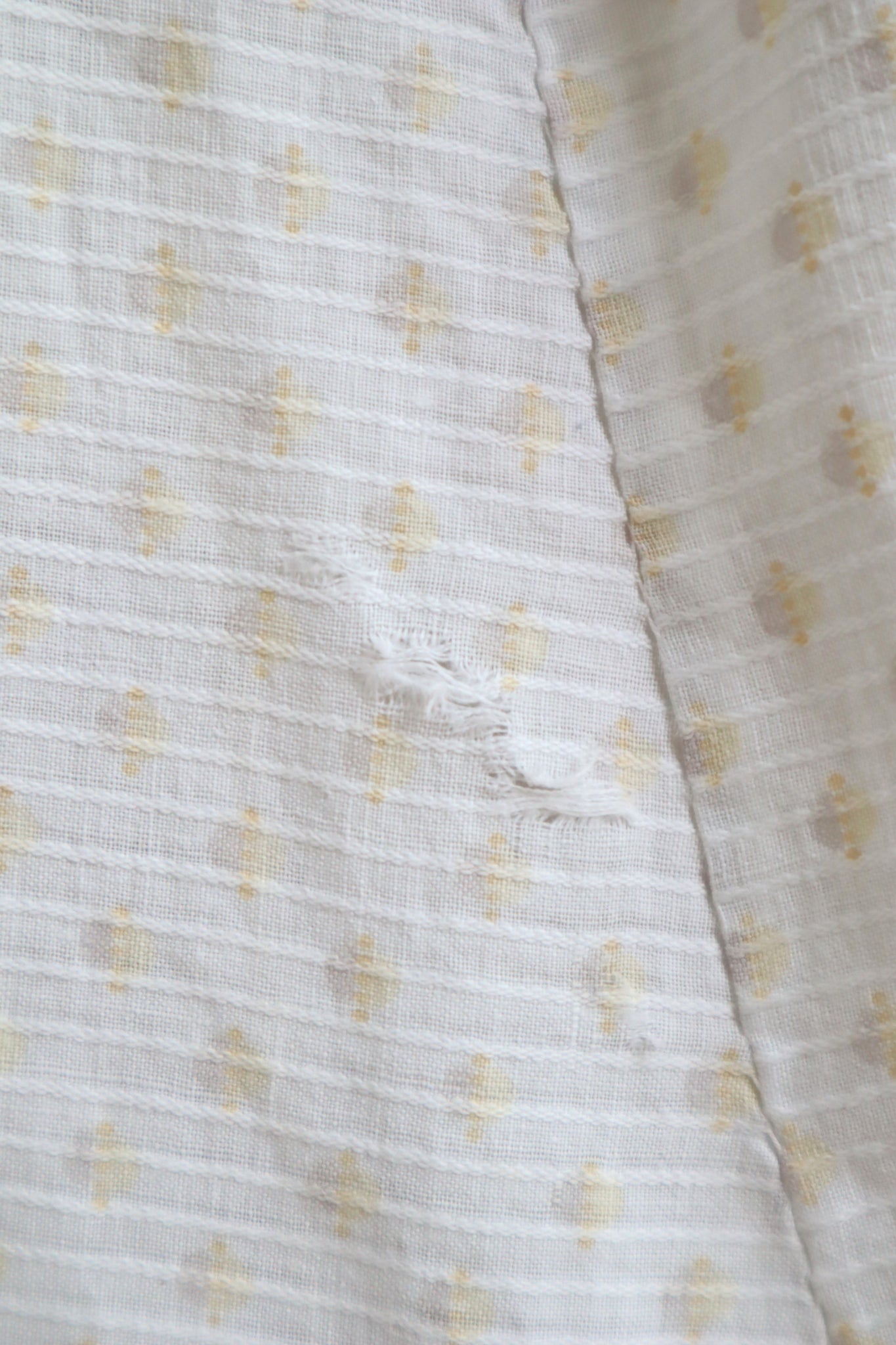 1870s~1880s Cotton Dot Skirt